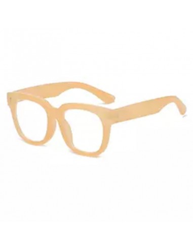 Retro reading glasses - beige