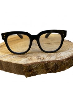 Retro-Lesebrille - schwarz