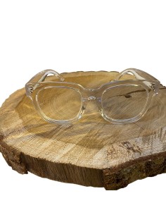 Transparente Retro-Lesebrille +3,00 – Mit Blaulichtfilter