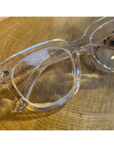Lunettes de lecture retro - transparentes +3.00