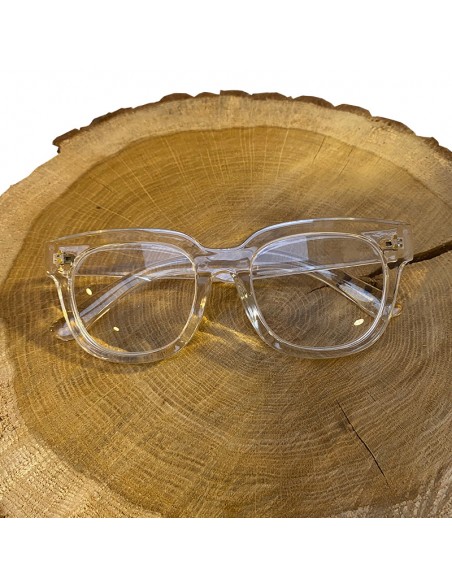 Lunettes de lecture retro - transparentes +3.00