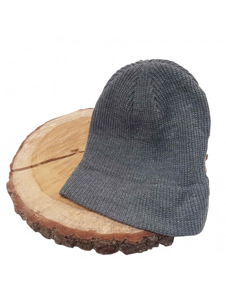 Bonnet en laine gris