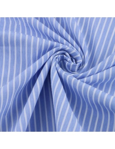 Ensemble chemise et short bleu 100 % Coton