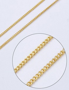 24k vergulde ketting - 50 cm