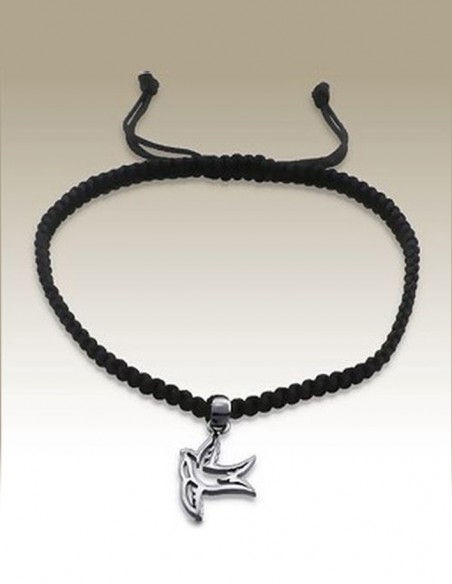 Adjustable dove bracelet - silver 925