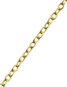 Vergoldete Kette - Silber 925 - 81 cm