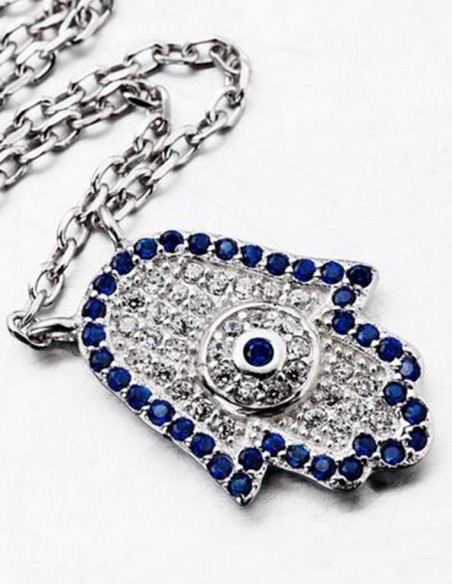 Collier main de Fatma - argent 925