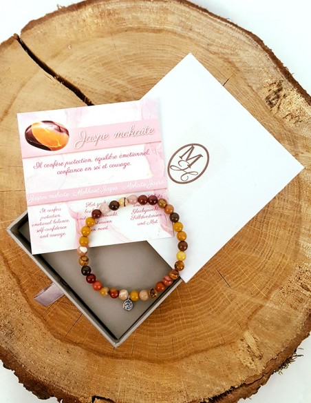 Mokait-Jaspis-Armband – Stein des Schutzes