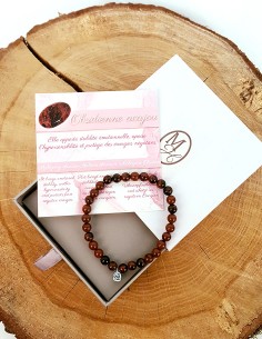 Mahagoni-Obsidian-Armband – Stein des emotionalen Gleichgewichts