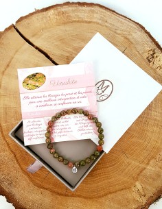 Unakit-Armband – Stein der Selbstbeobachtung