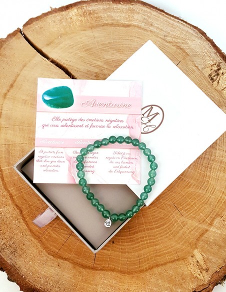 Aventurijn armband - steen van loslaten