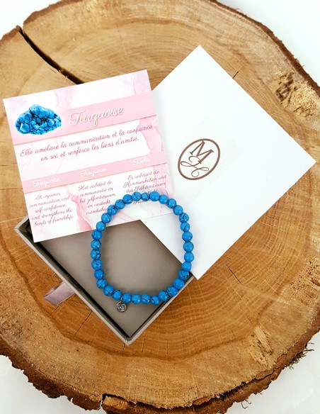 Turquoise armband - steen van communicatie