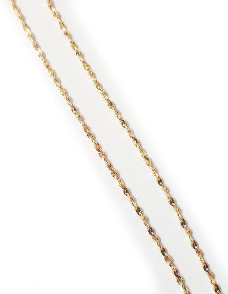 Verguld 925 zilveren S-ketting - 45 cm
