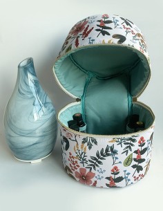 Reisetui voor essentiële olie verstuiver en flesjes