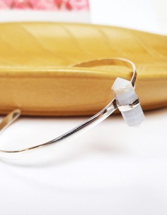 Zilver 925 chalcedoon armband