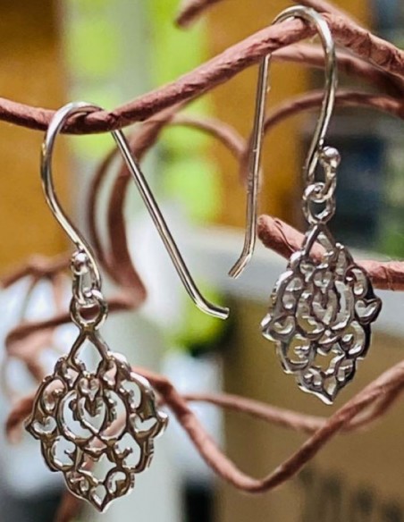 Filigree earrings - Mila maria in silver 925