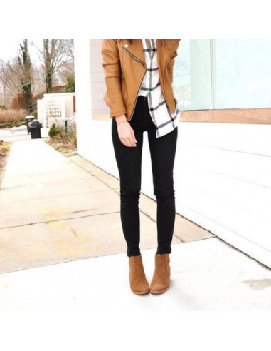 Black jeans cotton slim push up