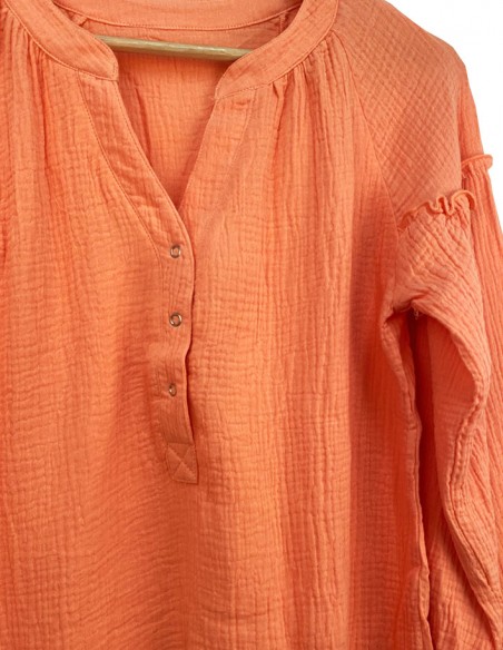 Boho stijl casual blouse van katoen