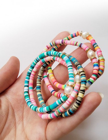 Ladys Handmade Bracelet | Handcrafted Multicoloured Beads | Tiger Eye -  Marina-ra Designs