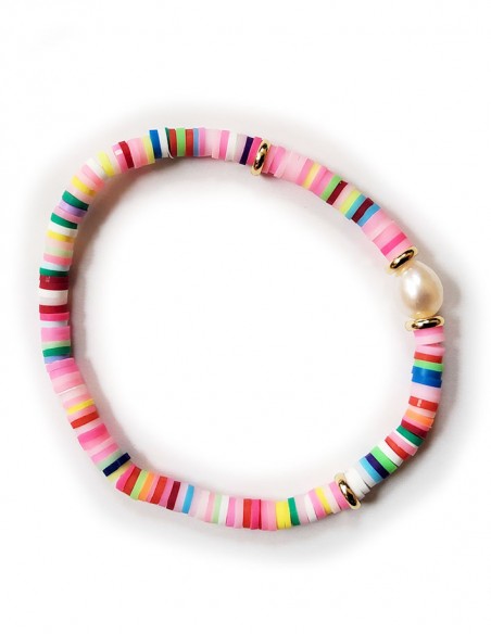 Handmade multicolored bohemian bracelet