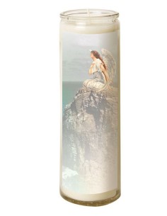 Candle 7 days in glass Angel - seaside