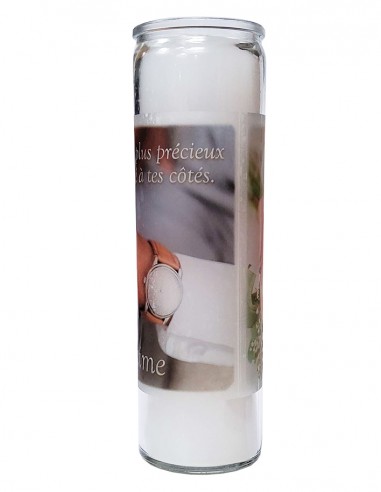 7 Day Wedding Glass Candle - Past Time