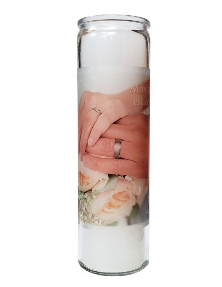 7 Day Wedding Glass Candle - Past Time