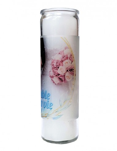 7-day glass wedding candle - Together for life