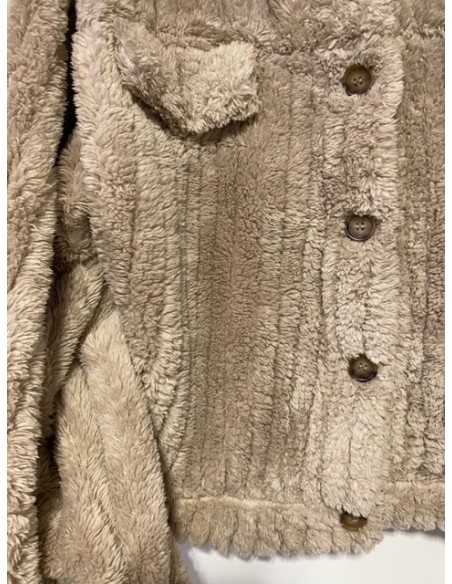 Winter jacket in faux fur fleece