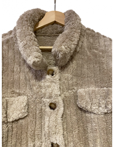 Veste d'hiver en fausse fourrure polaire