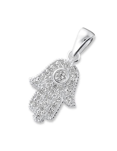 Hand of Fatma Pendant - Genuine Silver 925