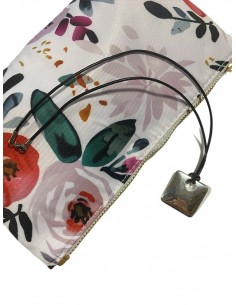 Moderne hanger in 925 sterling zilver - vierkant