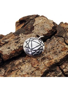 Tibetan Manipura solar chakra pendant - 925 silver