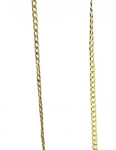 14k gold-plated chain bracelet - 44 cm