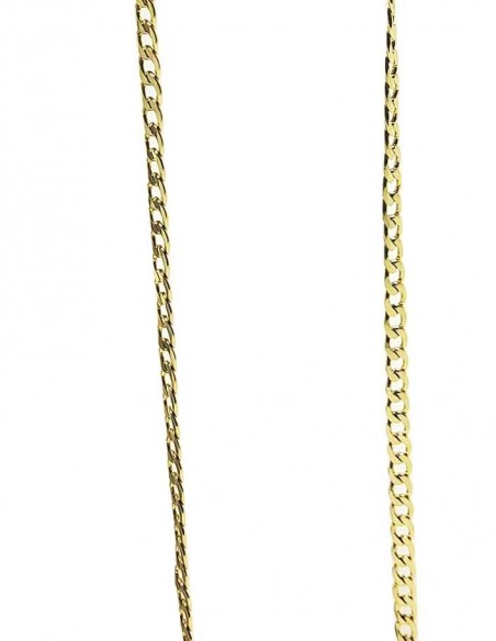 14k gold-plated chain bracelet - 44 cm