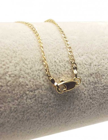 14k vergulde schakelarmband - 44 cm