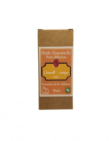 Huile essentielle Cannelle-Orange pour diffusion