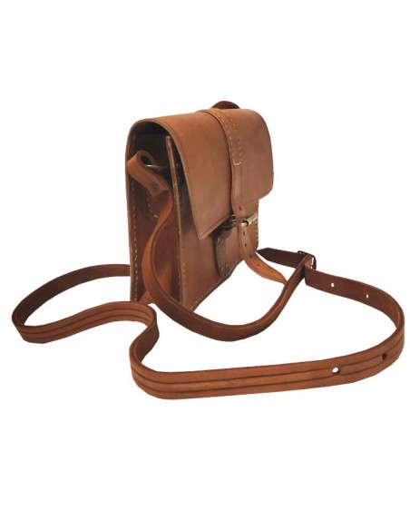Rectangular leather bag
