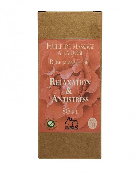 Huile de massage à la rose