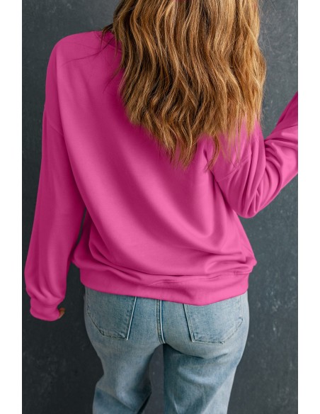 Fuchsia Sweatshirt – Een Onmisbaar Stuk in Jouw Garderobe