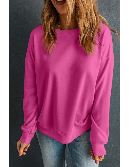 Fuchsia Sweatshirt – Een Onmisbaar Stuk in Jouw Garderobe