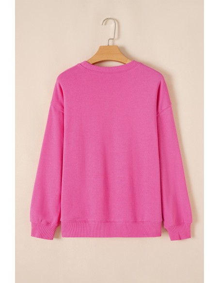 Fuchsia Sweatshirt – Een Onmisbaar Stuk in Jouw Garderobe