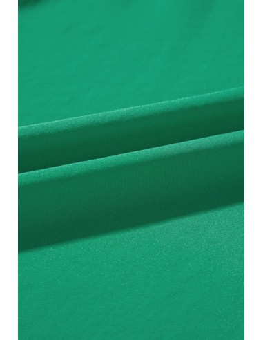 Elegante groene blouse met bloemborduursel en uitgesneden V-hals, 3/4 mouwen