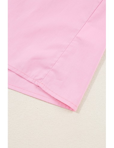 Schicke Bohème-Bluse mit Puffärmeln und floraler Stickerei