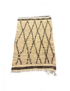 Boho Chic Wool Rug – Unique Piece 80 x 127 cm