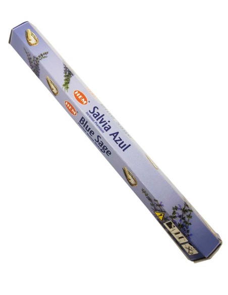 Encens à la sauge bleue bâtons - tube HEM