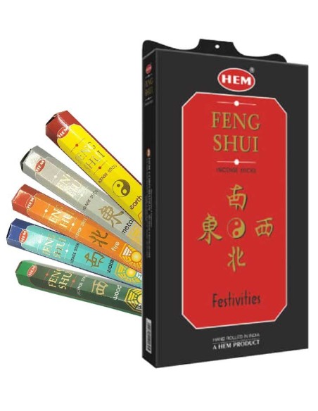 Feng Shui Incense Sticks - The 5 Elements - HEM Tube
