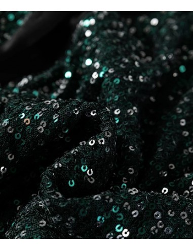 Veste à sequins vert émeraude – Style décontracté et chic | Nouvelle collection