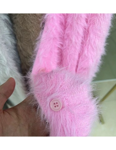 Pull Cardigan Style Mohair