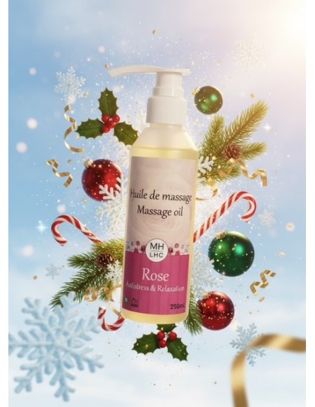 Massageolie Roos 250 ml – Antistress & Ontspanning